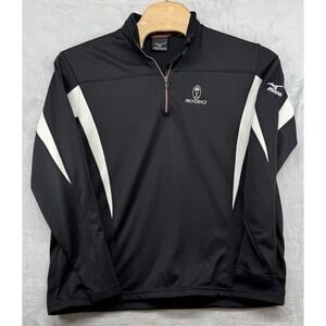 Mizuno Warmalite Thermal Pullover GolfJacket 1/4 Zip Black Men's Size L